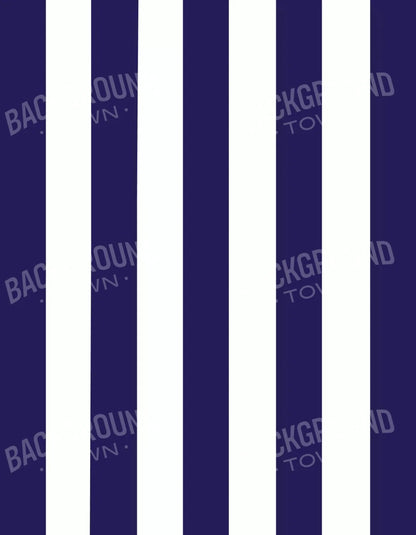 Stripes Bold Navy 6X8 Fleece ( 72 X 96 Inch ) Backdrop