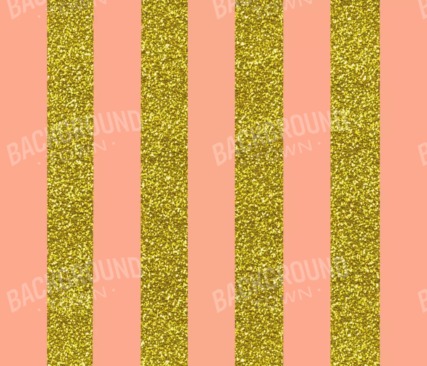 Stripes Coral Gold 12X10 Ultracloth ( 144 X 120 Inch ) Backdrop