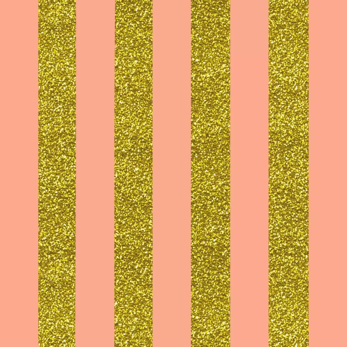 Stripes Coral Gold Backdrop