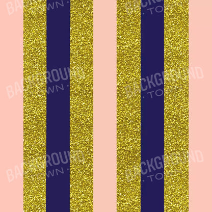 Stripes Coral Navy 10X10 Ultracloth ( 120 X Inch ) Backdrop
