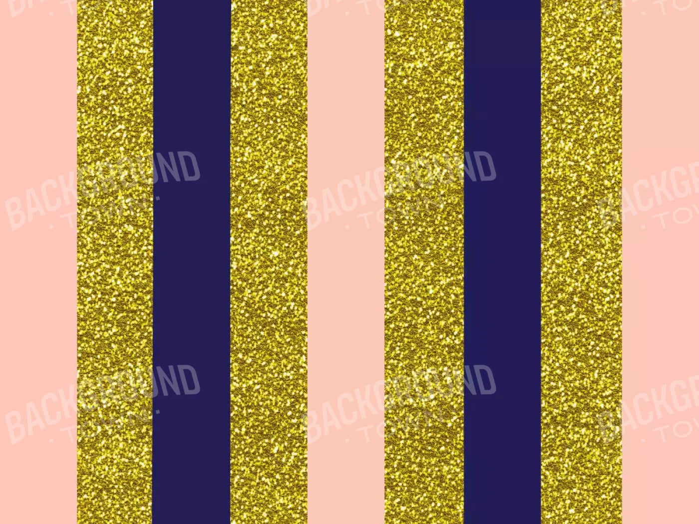 Stripes Coral Navy 10X8 Fleece ( 120 X 96 Inch ) Backdrop