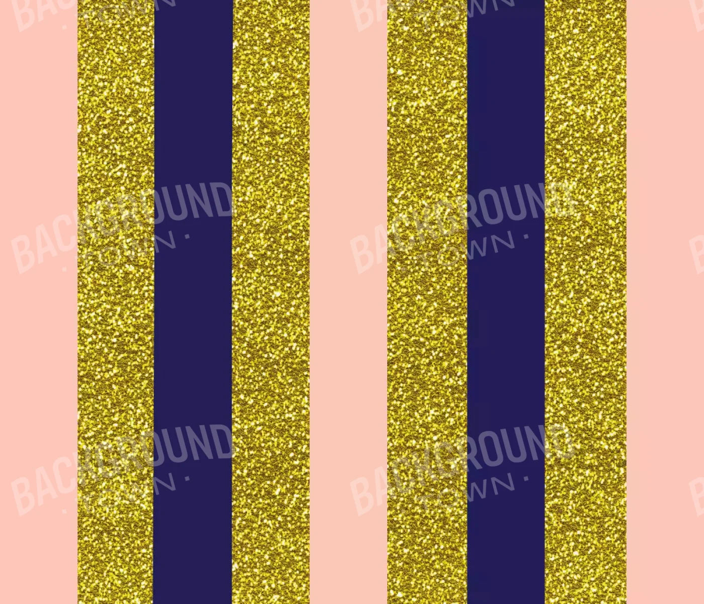 Stripes Coral Navy 12X10 Ultracloth ( 144 X 120 Inch ) Backdrop