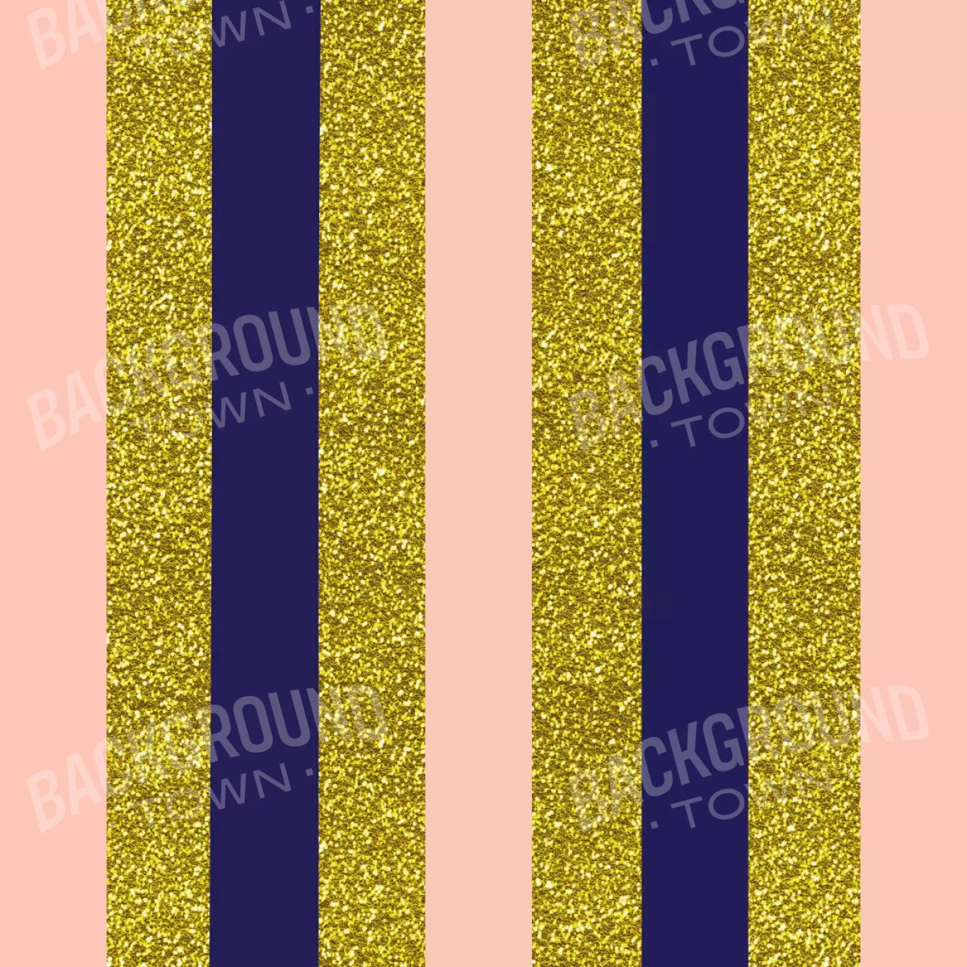 Stripes Coral Navy 8X8 Fleece ( 96 X Inch ) Backdrop
