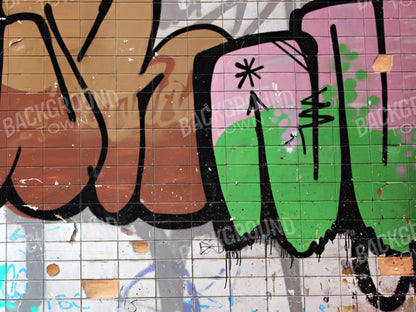 Subway 68X5 Fleece ( 80 X 60 Inch ) Backdrop