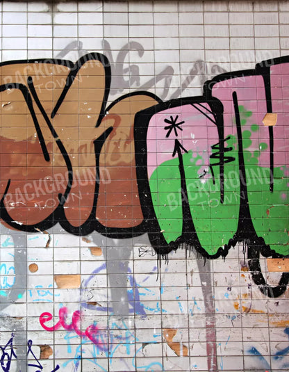 Subway 6X8 Fleece ( 72 X 96 Inch ) Backdrop