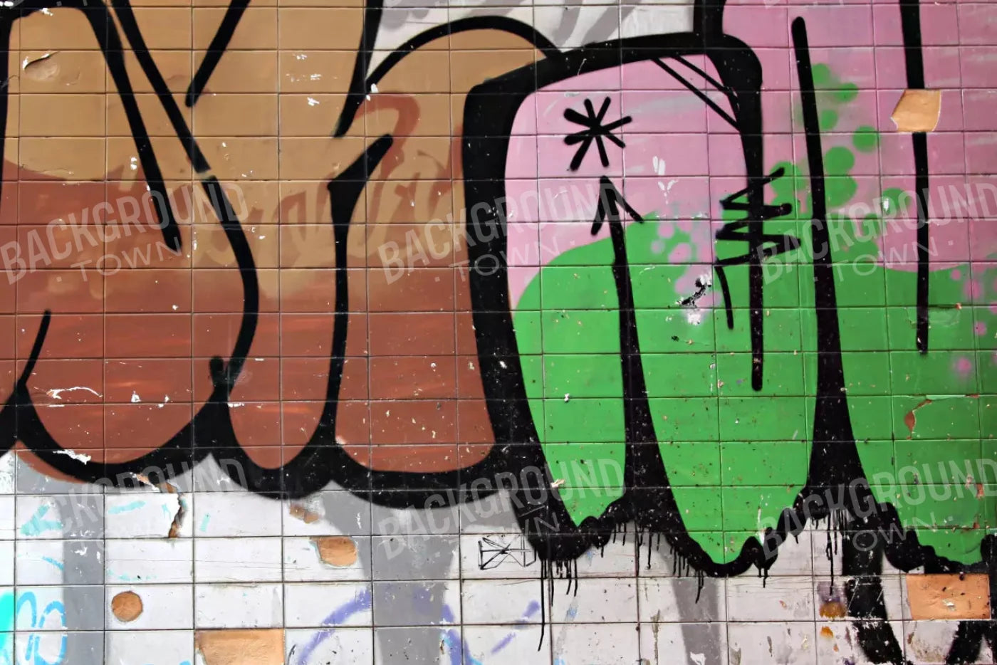 Subway 8X5 Ultracloth ( 96 X 60 Inch ) Backdrop