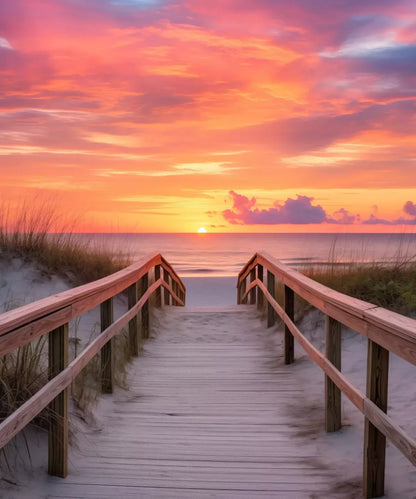 Sun Set Beach 10’X12’ Ultracloth (120 X 144 Inch) Backdrop