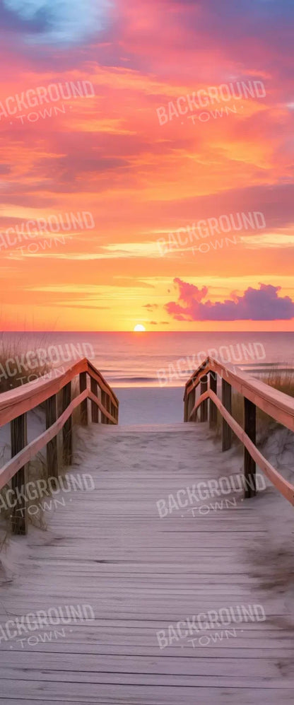 Sun Set Beach 5’X12’ Ultracloth For Westcott X-Drop (60 X 144 Inch) Backdrop