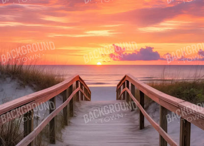 Sun Set Beach 7’X5’ Ultracloth (84 X 60 Inch) Backdrop