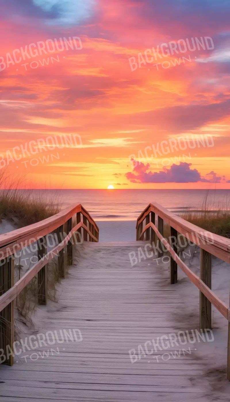 Sun Set Beach 8’X14’ Ultracloth (96 X 168 Inch) Backdrop