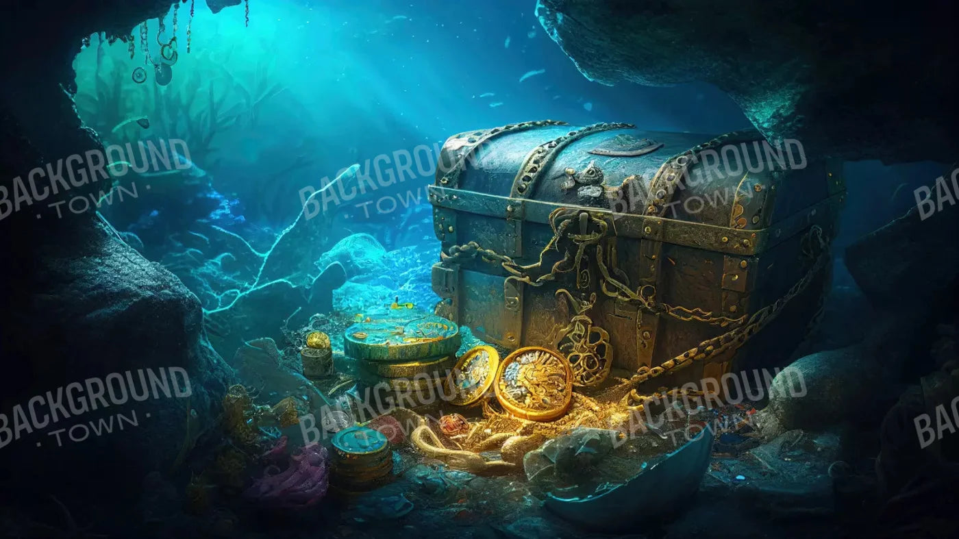 Sunken Treasure 14X8 Ultracloth ( 168 X 96 Inch ) Backdrop