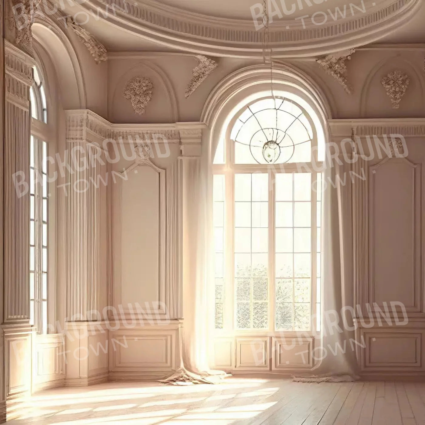 Sunlit Arch Warm Room 10X10 Ultracloth ( 120 X Inch ) Backdrop