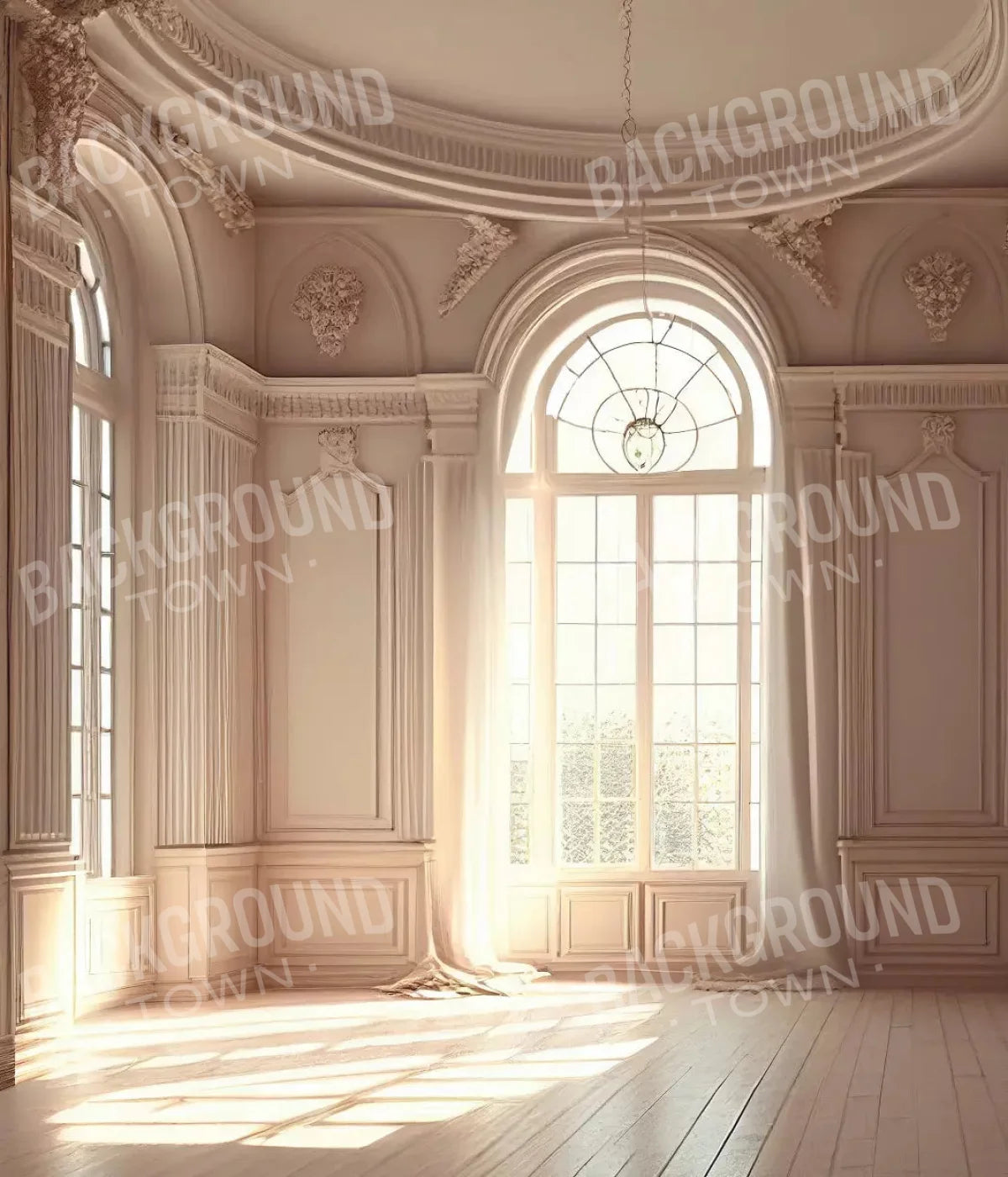 Sunlit Arch Warm Room 10X12 Ultracloth ( 120 X 144 Inch ) Backdrop