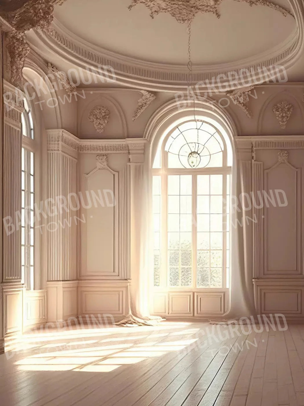 Sunlit Arch Warm Room 5X7 Ultracloth ( 60 X 84 Inch ) Backdrop