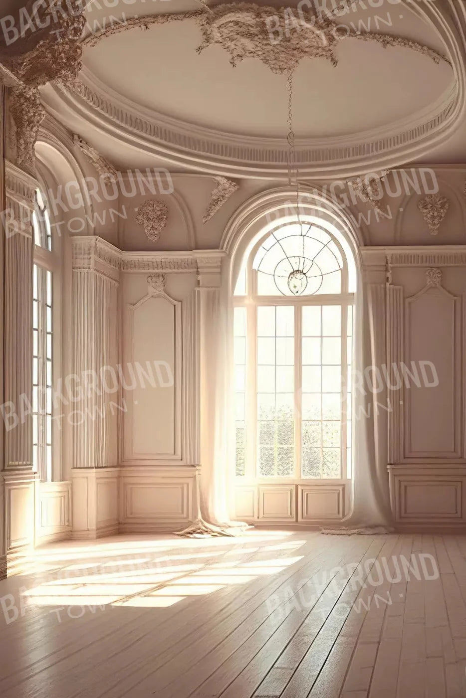 Sunlit Arch Warm Room 5X8 Ultracloth ( 60 X 96 Inch ) Backdrop