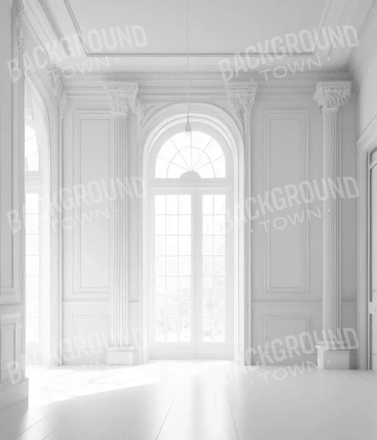 Sunlit White Room 10X12 Ultracloth ( 120 X 144 Inch ) Backdrop