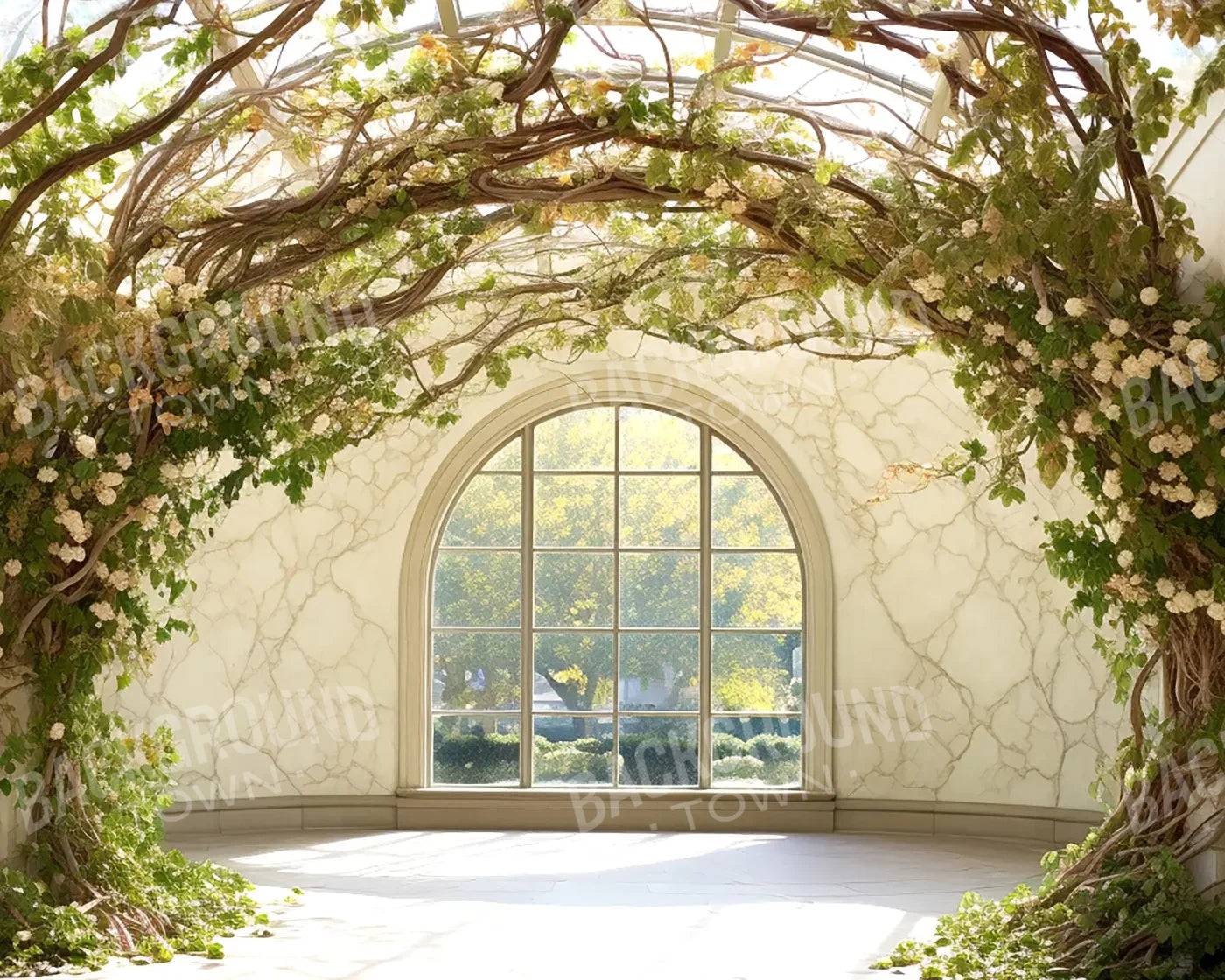 Sunny Veranda 10’x8’ Fleece (120 x 96 inch) Backdrop