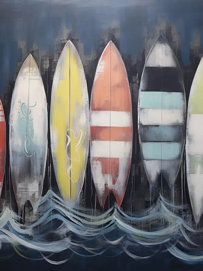 Surfs Up I 6’X8’ Fleece (72 X 96 Inch) Backdrop