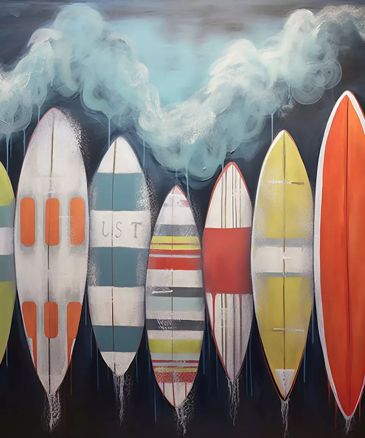 Surfboard Backdrop for Photography