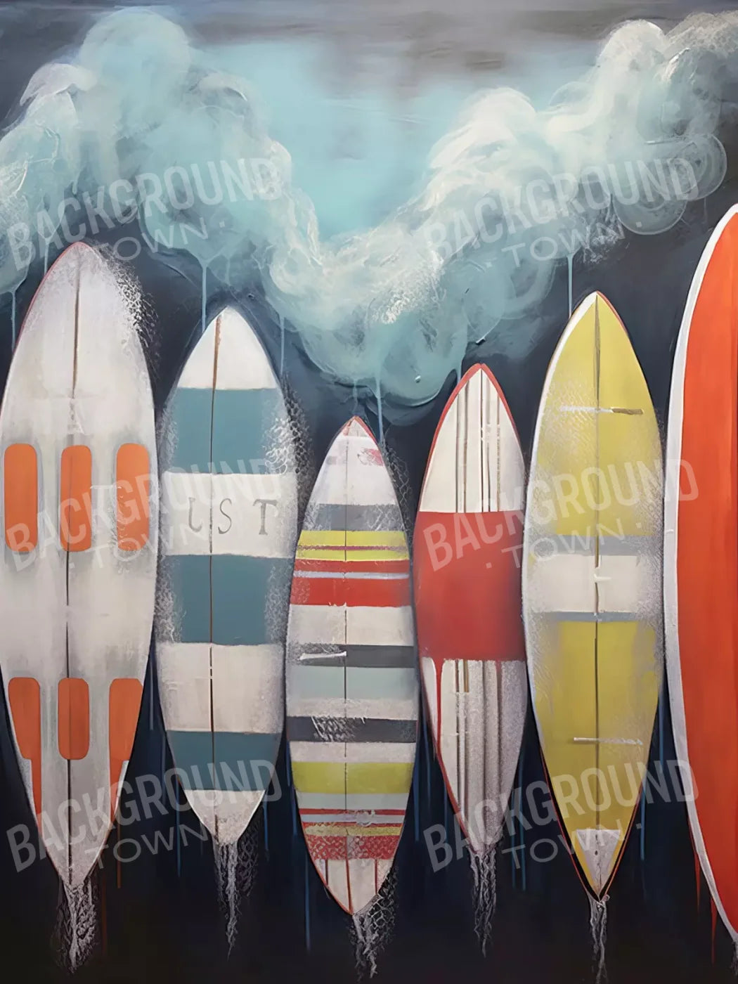 Surfs Up Ii 5’X6’8 Fleece (60 X 80 Inch) Backdrop