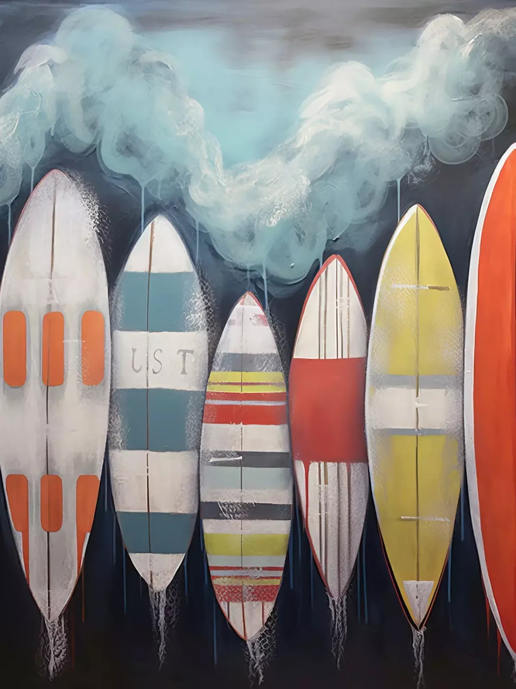 Surfs Up Ii 6’X8’ Fleece (72 X 96 Inch) Backdrop
