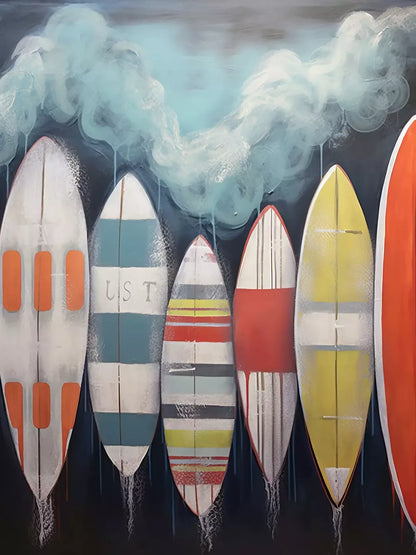 Surfs Up Ii 6’X8’ Fleece (72 X 96 Inch) Backdrop