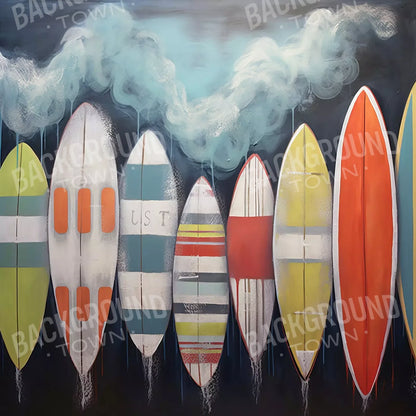 Surfs Up Ii 8’X8’ Fleece (96 X Inch) Backdrop