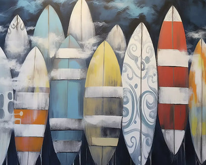 Surfs Up Iii 10’X8’ Fleece (120 X 96 Inch) Backdrop