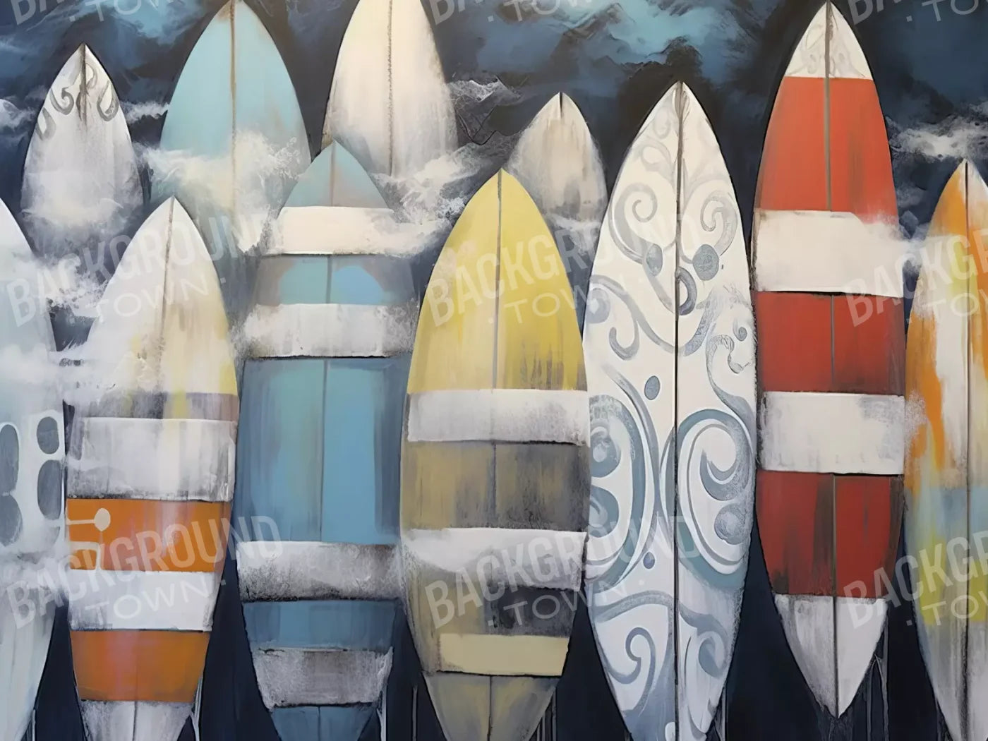 Surfs Up Iii 6’8X5’ Fleece (80 X 60 Inch) Backdrop