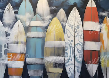 Surfs Up Iii 7’X5’ Ultracloth (84 X 60 Inch) Backdrop