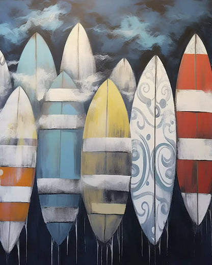 Surfs Up Iii 8’X10’ Fleece (96 X 120 Inch) Backdrop
