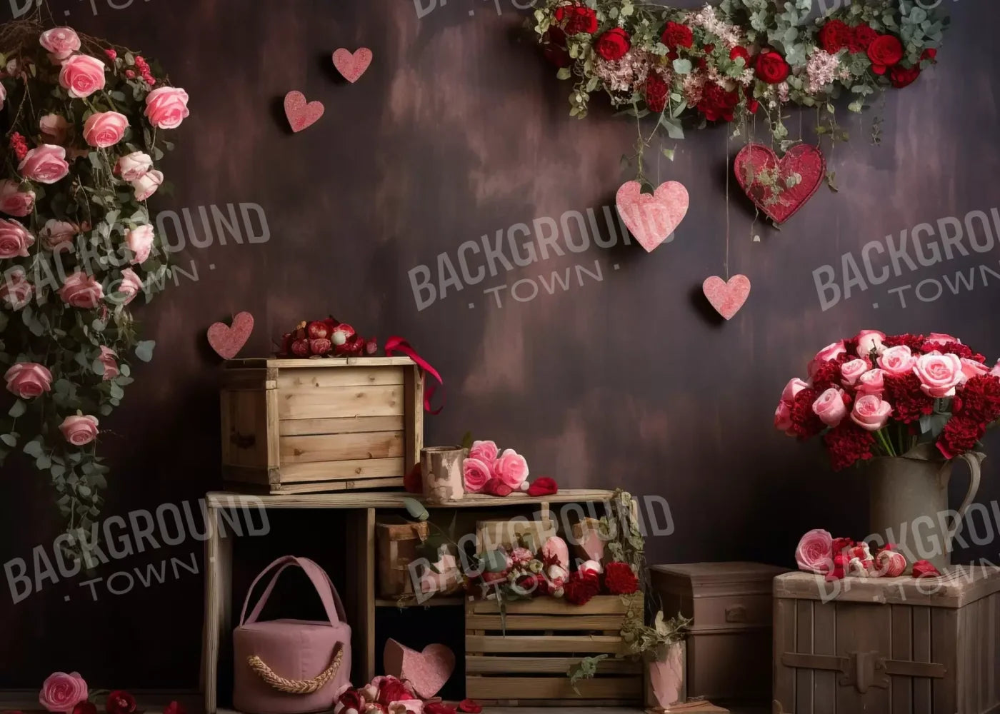 Sweet And Simple 7X5 Ultracloth ( 84 X 60 Inch ) Backdrop