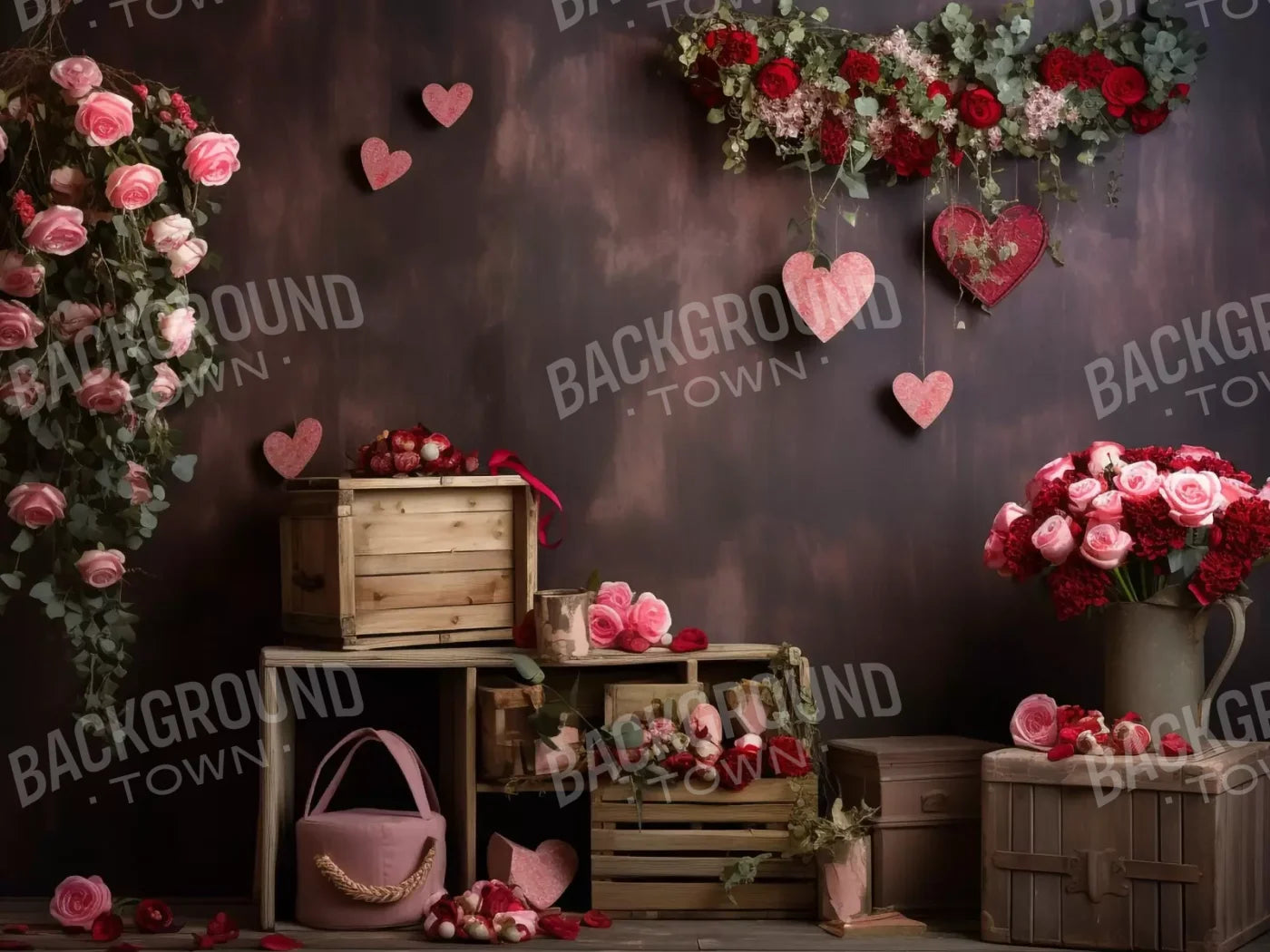 Sweet And Simple 8X6 Fleece ( 96 X 72 Inch ) Backdrop