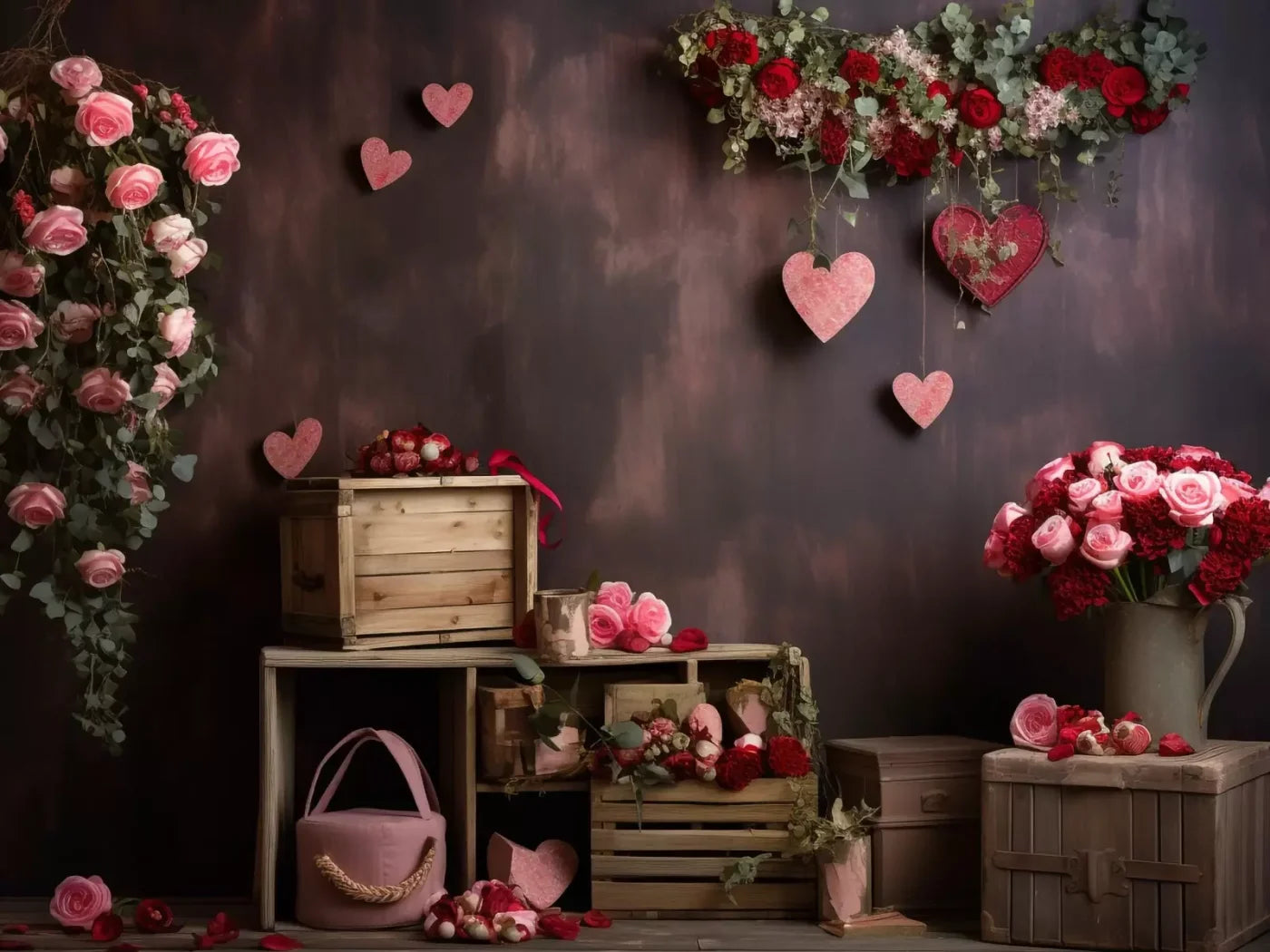 Sweet And Simple 8X6 Fleece ( 96 X 72 Inch ) Backdrop