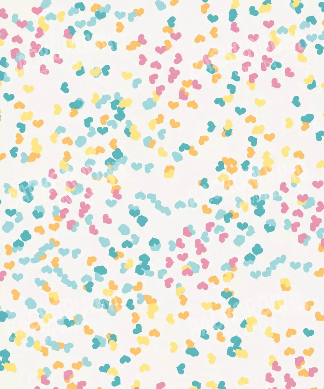 White Valentines Day Backdrop for Photography