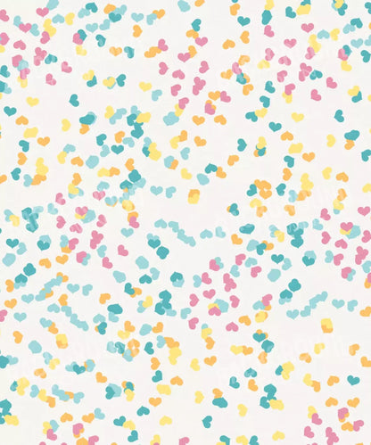 White Valentines Day Backdrop for Photography