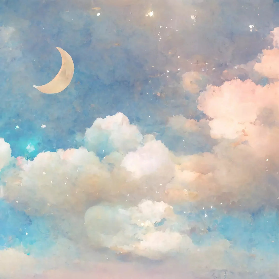 Sweet Dreams Blue 10X10 Ultracloth ( 120 X Inch ) Backdrop