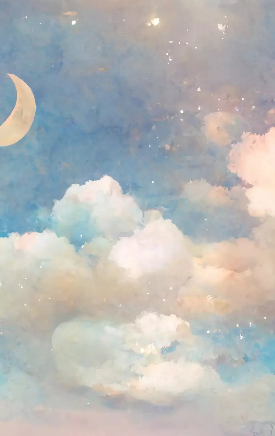 Sweet Dreams Blue 10X16 Ultracloth ( 120 X 192 Inch ) Backdrop