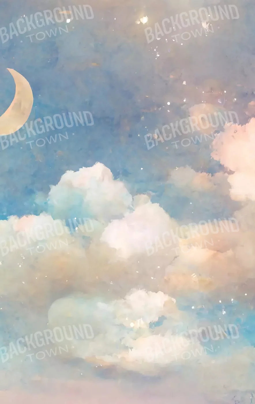 Sweet Dreams Blue 10X16 Ultracloth ( 120 X 192 Inch ) Backdrop