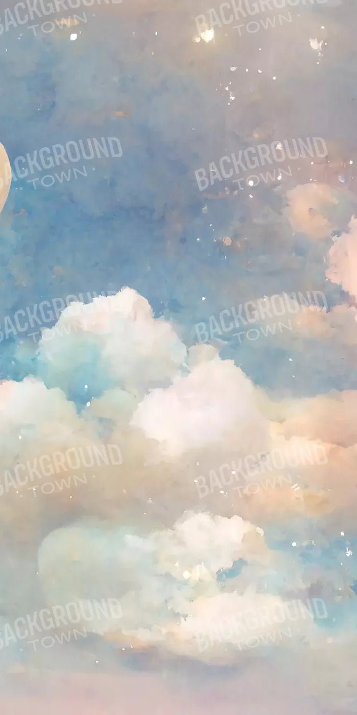 Sweet Dreams Blue 10X20 Ultracloth ( 120 X 240 Inch ) Backdrop