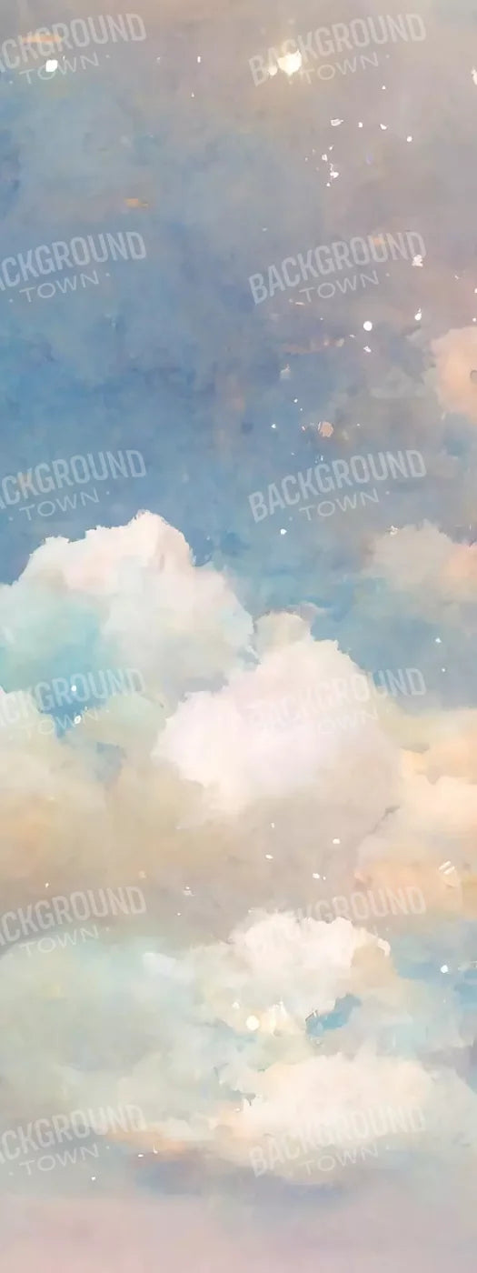 Sweet Dreams Blue 8X20 Ultracloth ( 96 X 240 Inch ) Backdrop