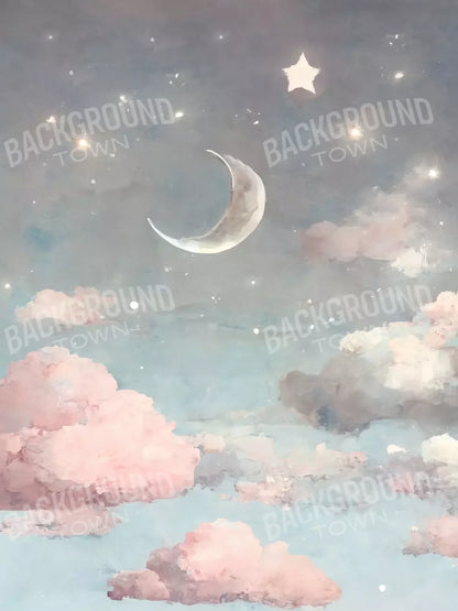 Sweet Dreams Pink 5X7 Ultracloth ( 60 X 84 Inch ) Backdrop