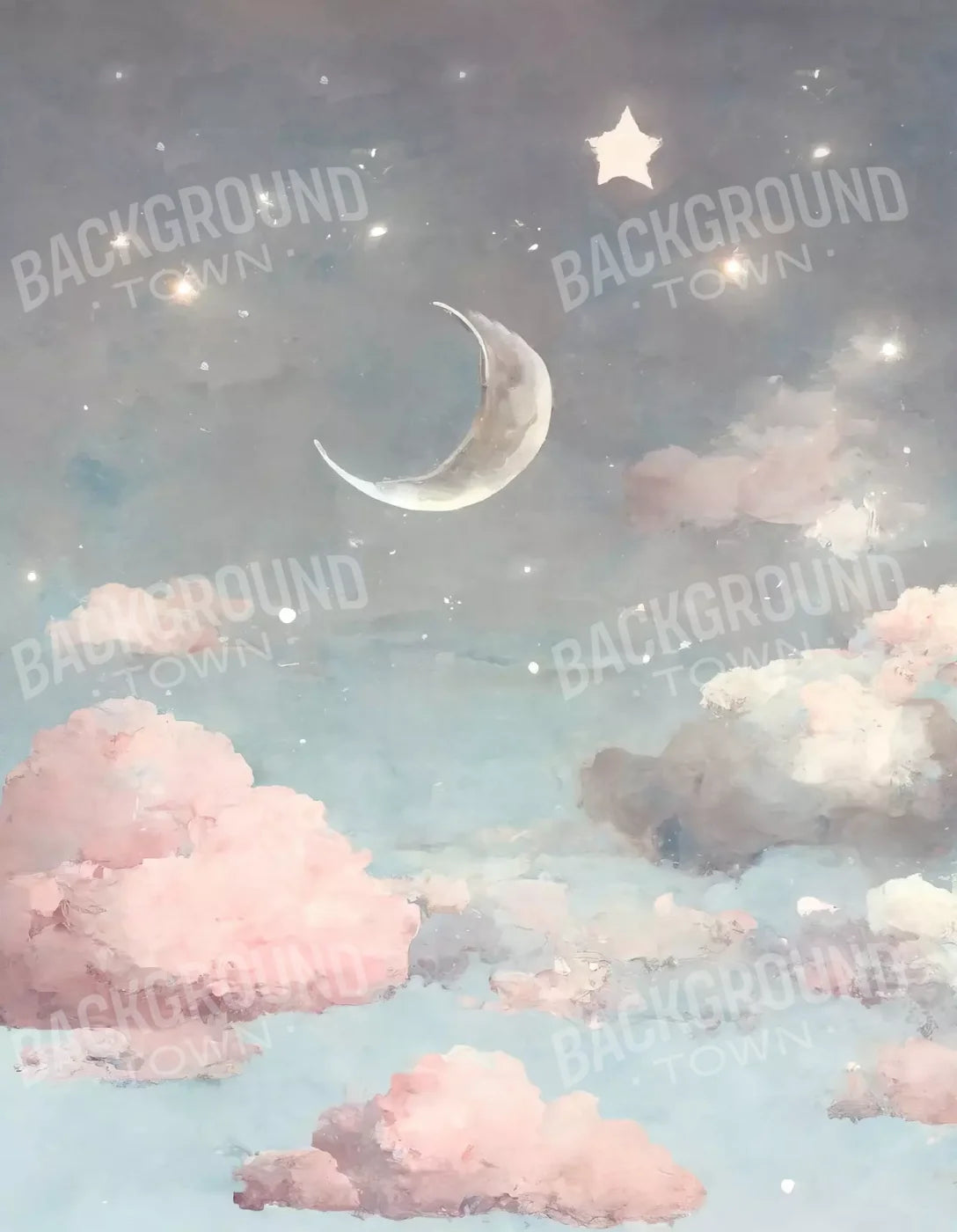 Sweet Dreams Pink 6X8 Fleece ( 72 X 96 Inch ) Backdrop