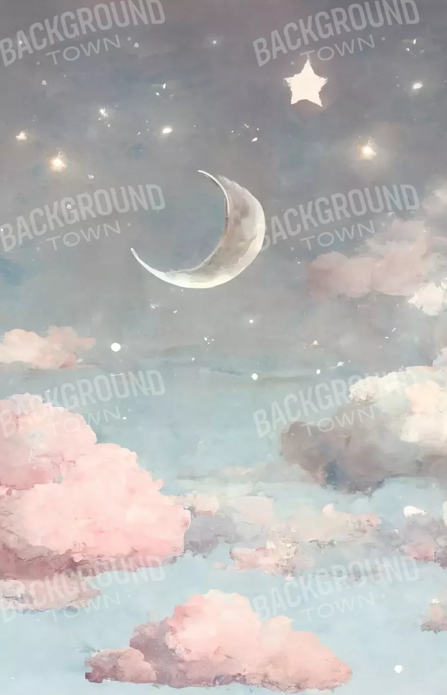 Sweet Dreams Pink 8X12 Ultracloth ( 96 X 144 Inch ) Backdrop