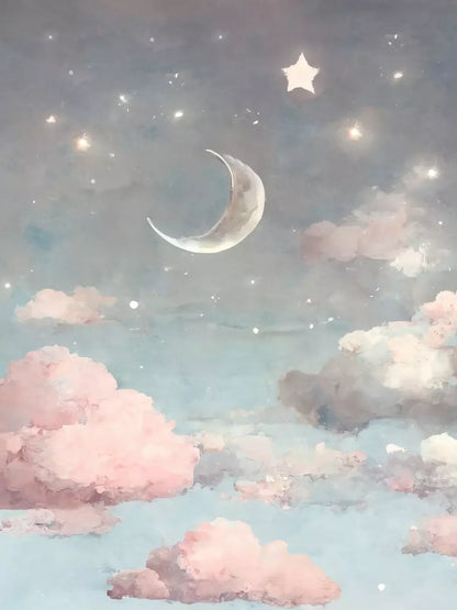 Sweet Dreams Pink 8X10 Fleece ( 96 X 120 Inch ) Backdrop