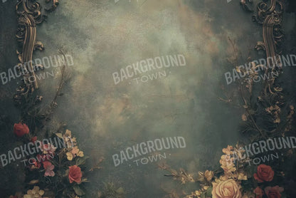 Swirly Flower Frame 12’x8’ UltraCloth (144 x 96 inch) Backdrop