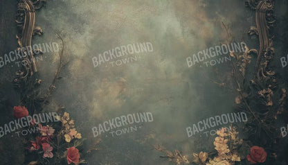 Swirly Flower Frame 14’x8’ UltraCloth (168 x 96 inch) Backdrop