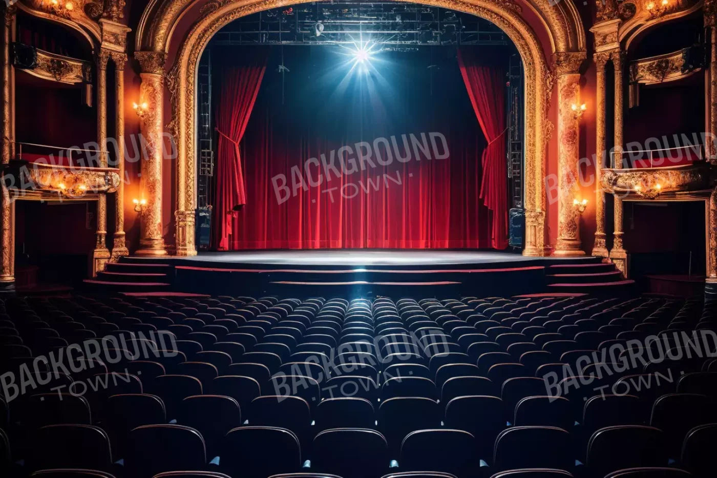 Take The Stage I 12’X8’ Ultracloth (144 X 96 Inch) Backdrop