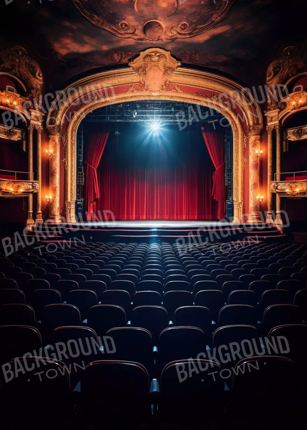 Take The Stage I 5’X7’ Ultracloth (60 X 84 Inch) Backdrop