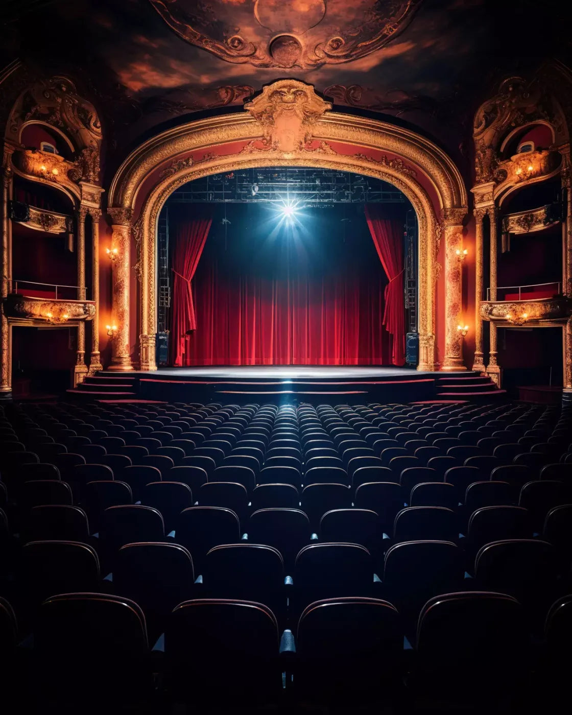 Take The Stage I 8’X10’ Fleece (96 X 120 Inch) Backdrop